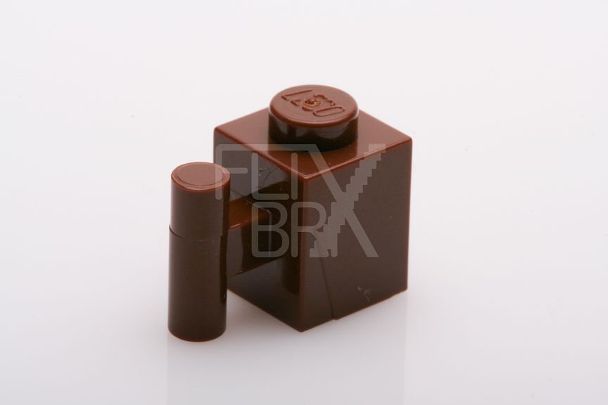 1x1 modifizierter Stein mit Griff neubraun