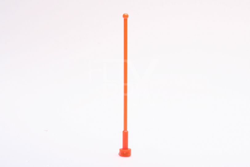 1x1x8 Antenne transparent-neonorange