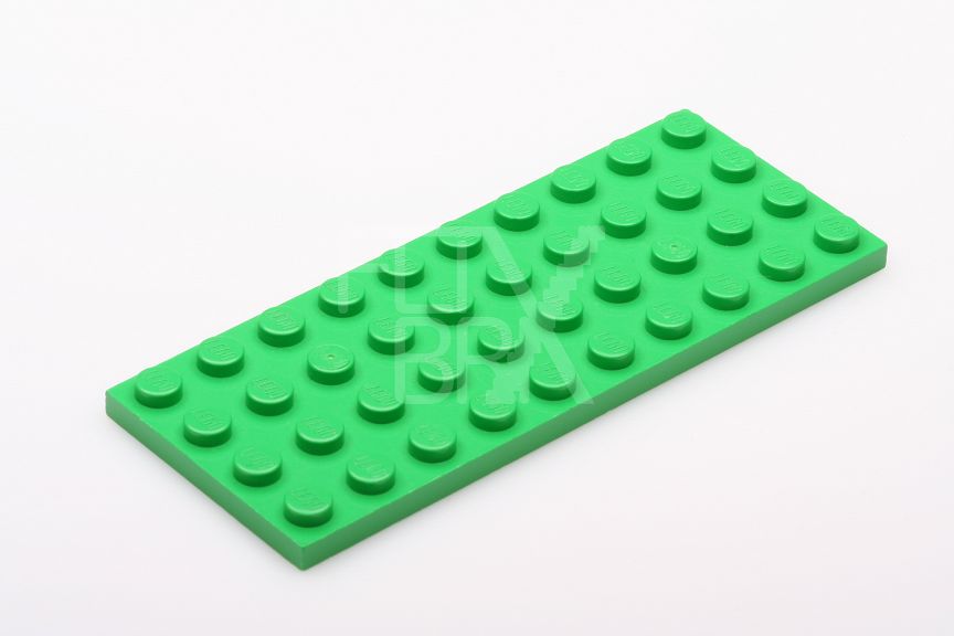 4x10 Platte medium-grün