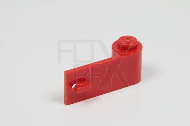 1x3 rechte Tür klein rot