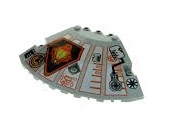 10x10x2 UFO Viertel 1/4 Paneel mit Ufo Aufdruck links althellgrau