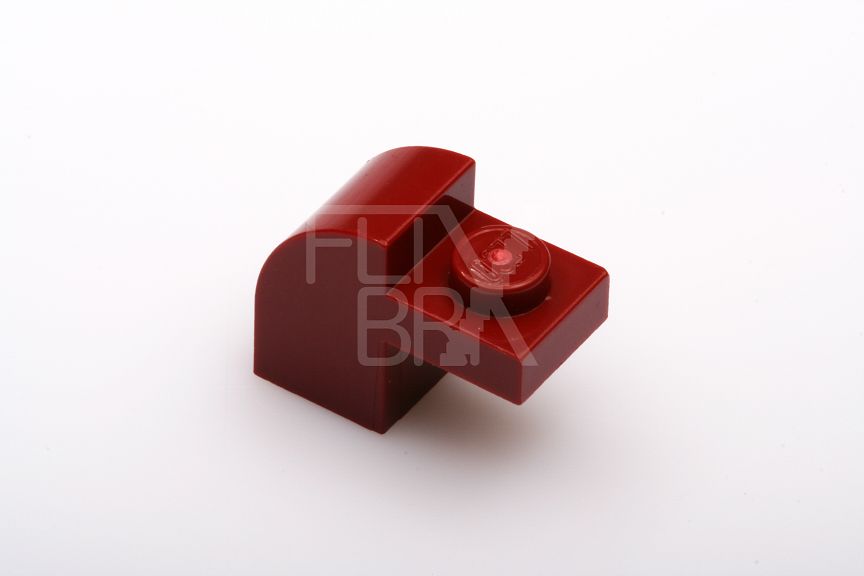 1x1 Bogenstein 1/4  dunkelrot