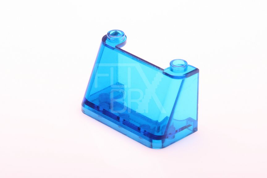 2x4x2 Windschutzscheibe transparent-blau