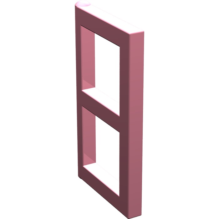 1x2x3 Fensterflügel mit Strebe rosa