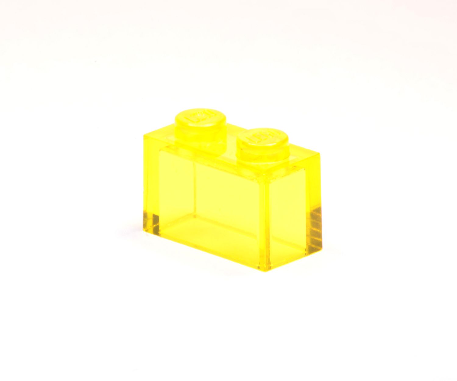 1x2 Stein transparent-gelb